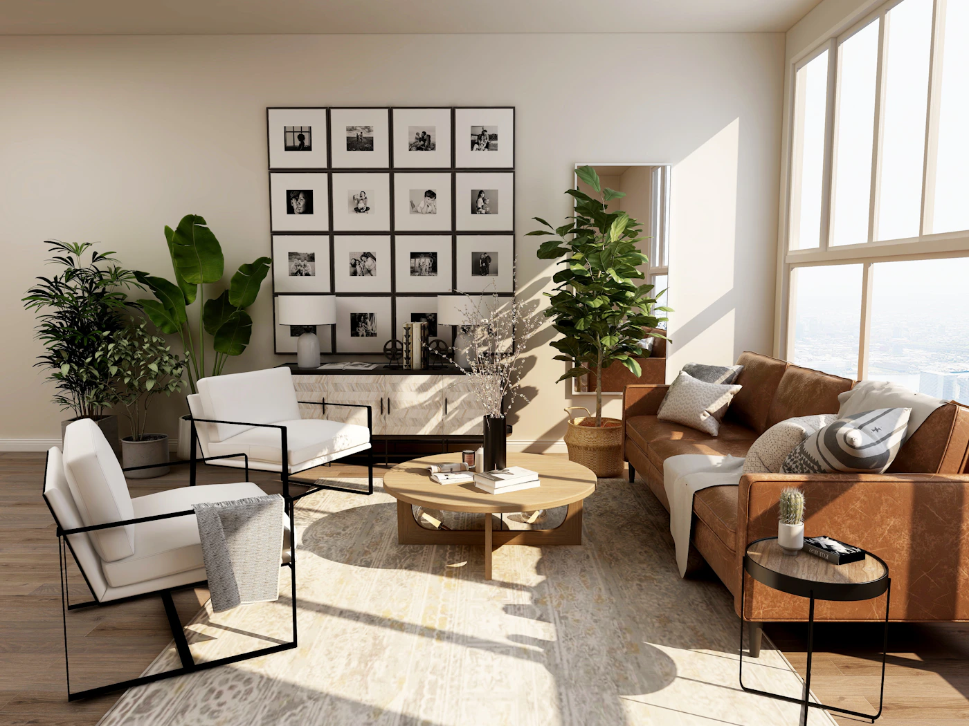 Penthouse panoramic, Botanica